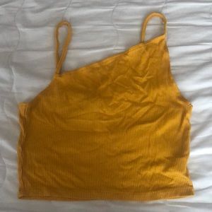 Asymmetrical crop top